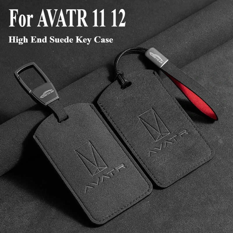 

Для AVATR 11 12, смарт-ключ, NFC-карта, чехол для ключей, высококачественный замшевый защитный чехол, сумка, брелок, автомобильные аксессуары