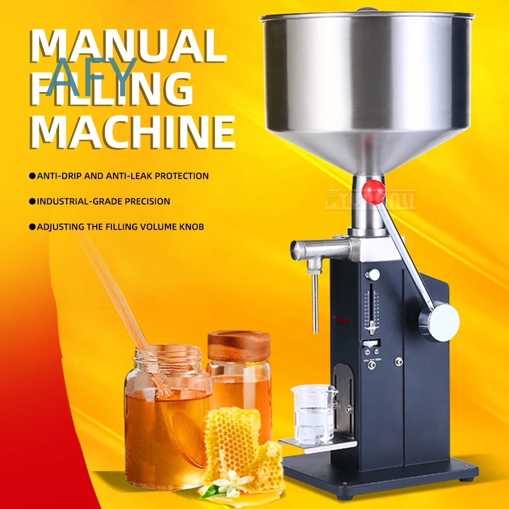 Manual Filling Machine for A03 Small Quantitative Paste Liquid Packaging Device Pressure Operated Desktop Paste Filler for