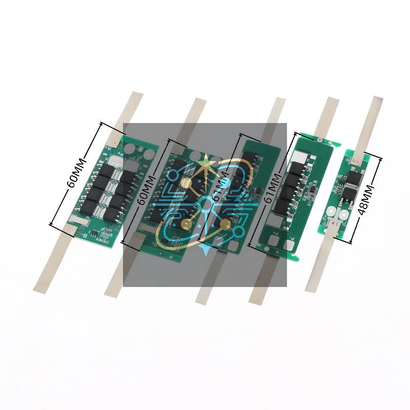 Модуль защиты литиевой батареи 1S BMS 3.2В 3.7В Lipo LFP4 5А 10А 15А 20А 25А для аккумуляторного блока электроинструмента