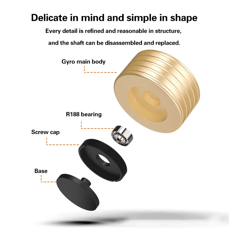 Water Ripple Fidget Spinner Mezmoglobe Decompression Spherical Toy Desktop Aluminum Alloy Plastic Gyro Fidget Toys For Kid Gift