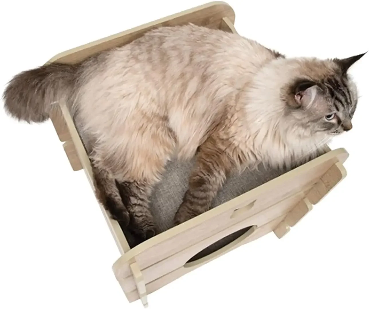 Vesper Cottage Cat Tree Hideout, dąb