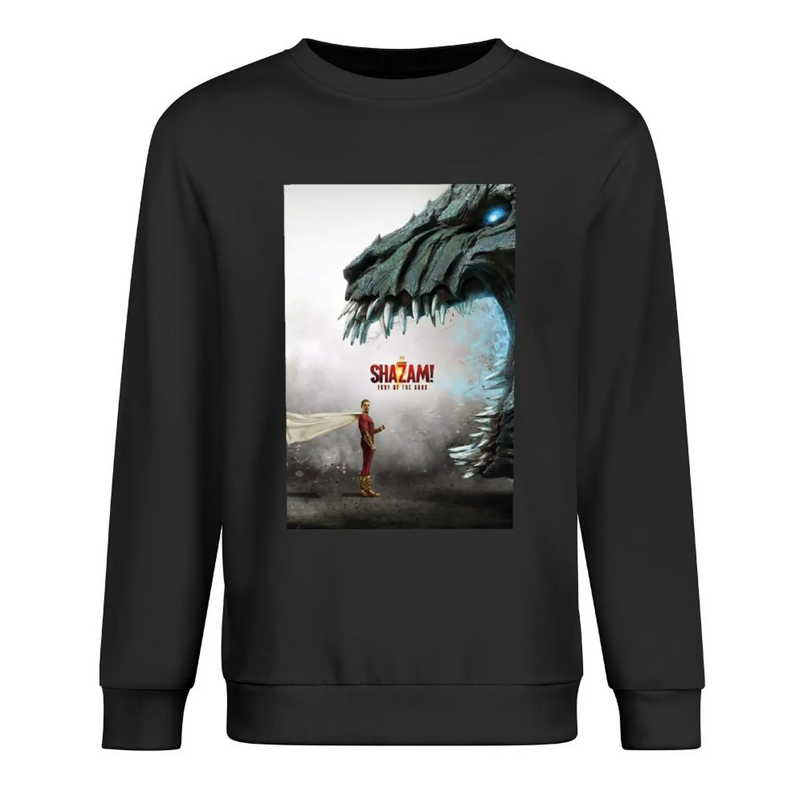 

Billy batson - shazam - Shazam movie (2023) poster Pullover men's sweat-shirt set fashion men new hoodies and sweatshirts