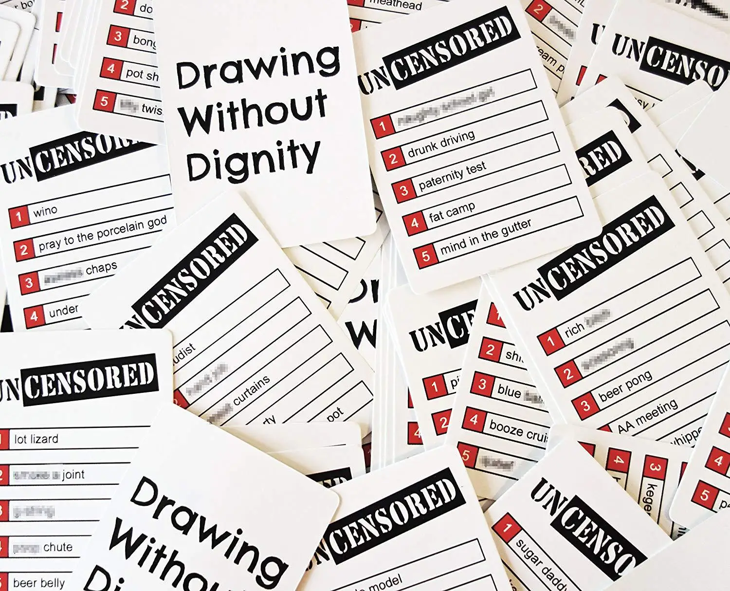 Drawing Without Dignity - A Party Game of Uncensored Sketches Award Winning Adult board game