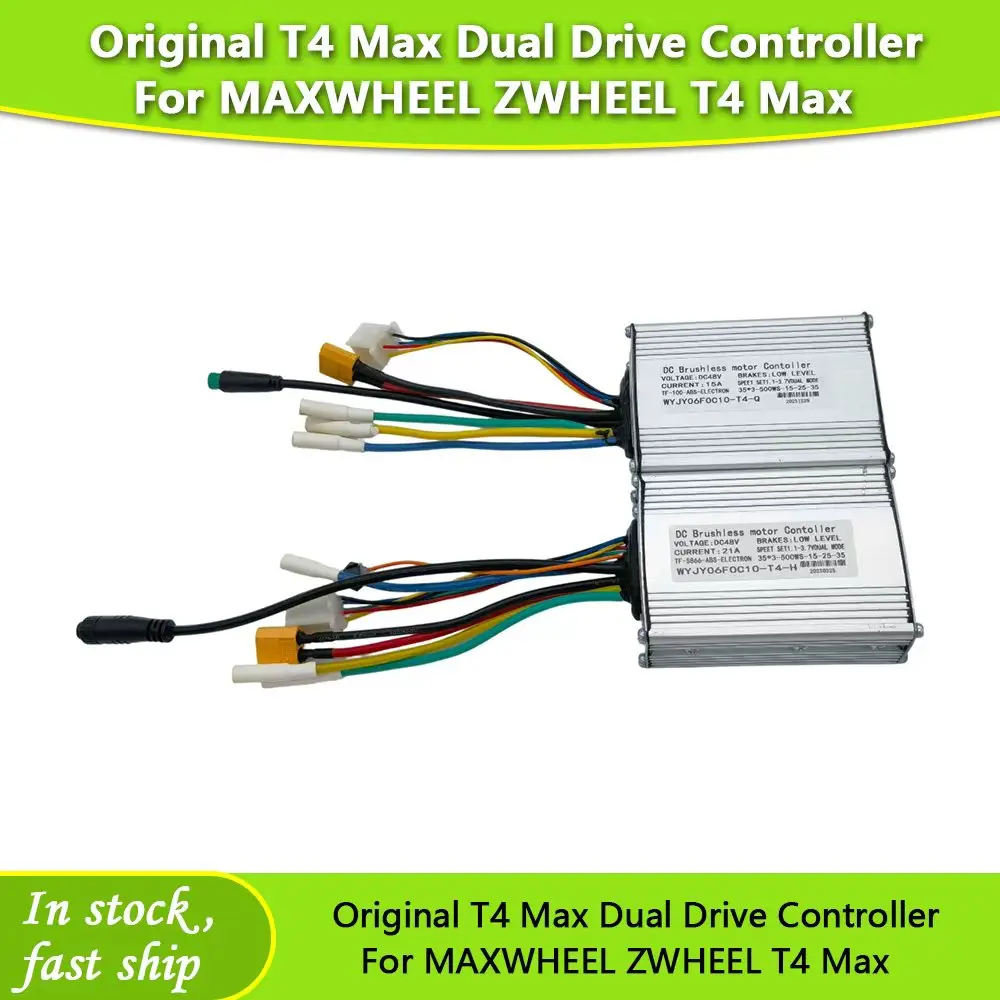 

Original T4 Max Dual Drive Controller Front Back For MAXWHEEL ZWHEEL T4 Max Electric Scooter Spare Parts