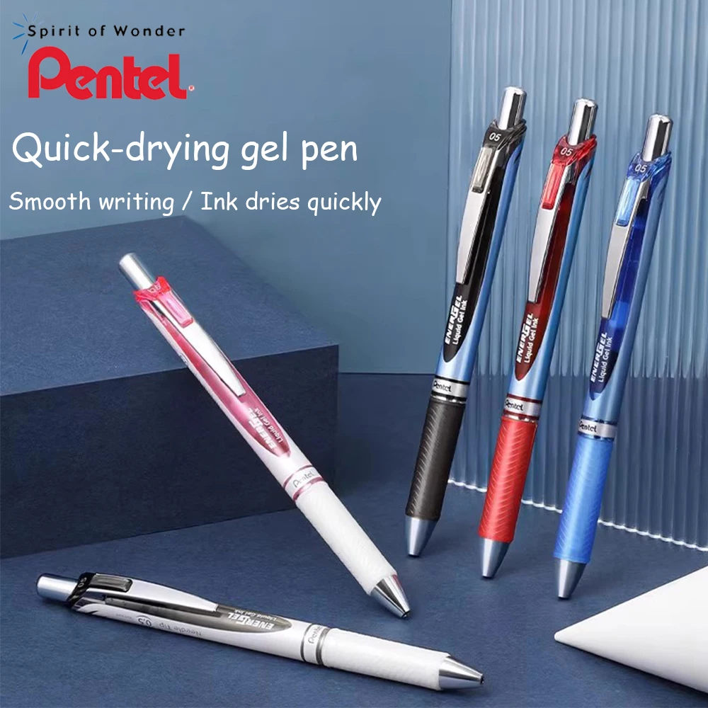 

6 шт., японская гелевая ручка Pentel BLN75TL, быстросохнущая, многоцветная, простая игольная, с большой емкостью, офисная ручка BLN75, канцелярские принадлежности