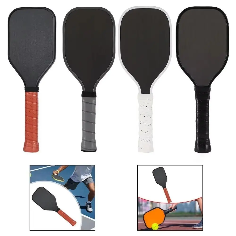 

Carbon Fiber Frosted Surface Pickleball Paddle Lightweight Nonslip Grip Sweet Spot Trainer Wear Resistant Long Handle