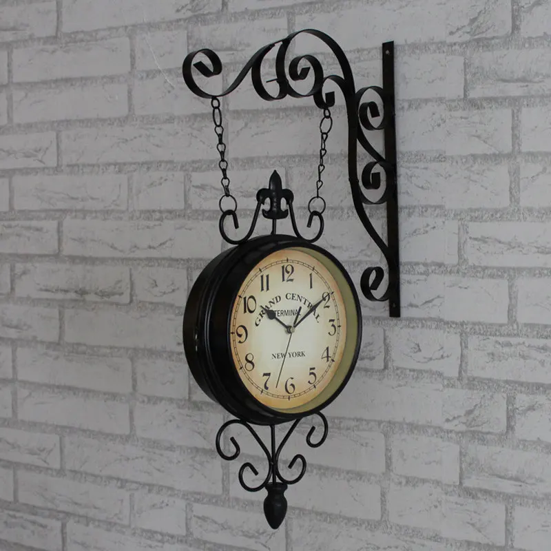 Nordic Luxury Wall Clocks Restaurant Quartz Creative Design Silent Round Wall Watch Aesthetic Vintage Horloge Home Decoration