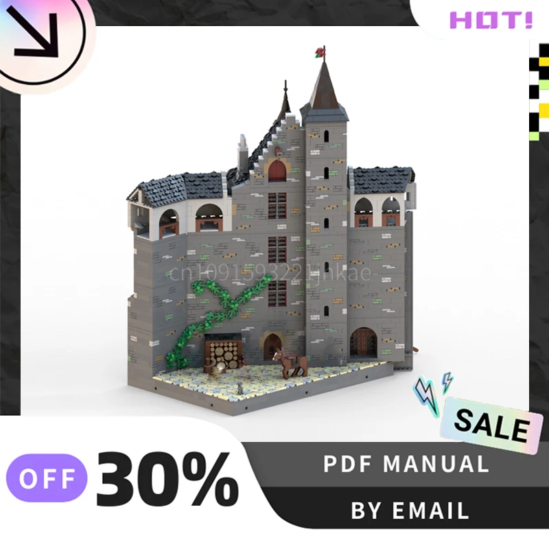 [7490PCS] Personalizzato MOC Artiglieria Torre Blocchi di Costruzione Creativi Set STEM Giocattoli Educativi Modello di Costruzione Kit Regalo Di Compleanno