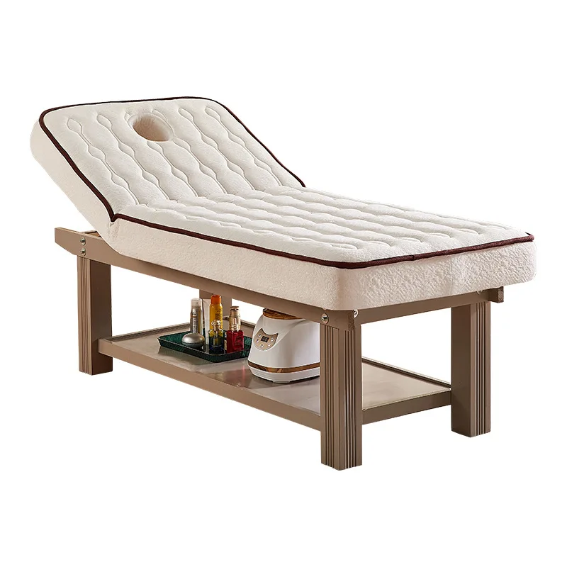 

high-End Electric Beauty Bed – Solid Wood & Latex, Special for Eyelash Extension, Massage & Therapy Use​