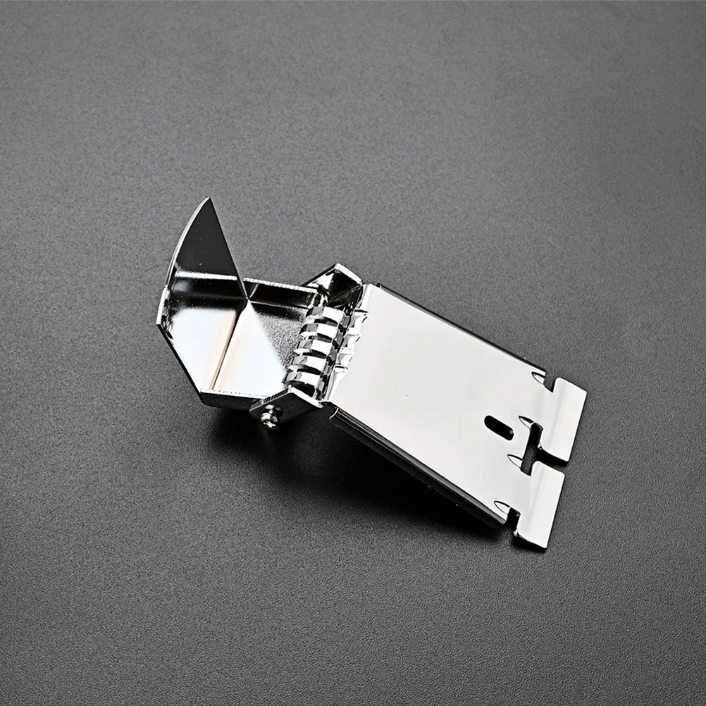 

Metal Banjo Tailpiece Replacement 5-String Durable Bright Smooth Practical Banjo Bridge Musical Accessory Guitar Tailpiece