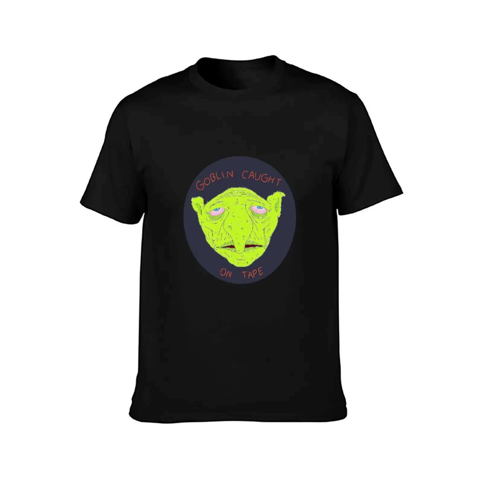Goblin Caught On Tape Smiling Friends - Adult Swim T-Shirt Holiday Simple Tee Shirt T-Shirt