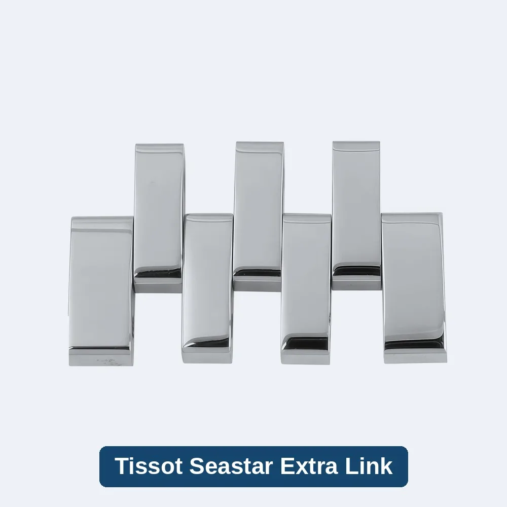 FOR Tissot Seastar T065430A T41 T045 T055 T063 T086 Stainless Steel Watch Band Extra Link Replacement Parts TIS-G69