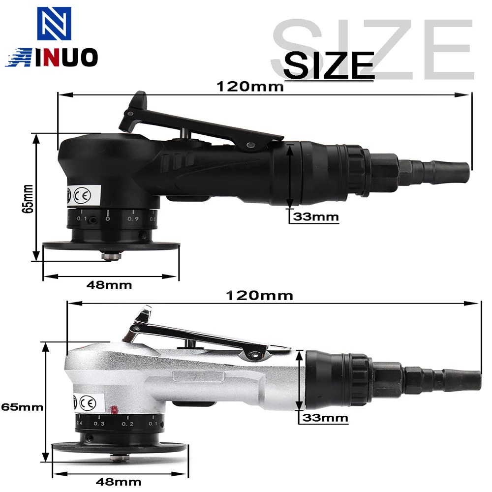 Pneumatic Chamfering Machine Metal Deburring Burr Trimmer Straight Adjustable Depth Angle Cutting Tool 30000RPM