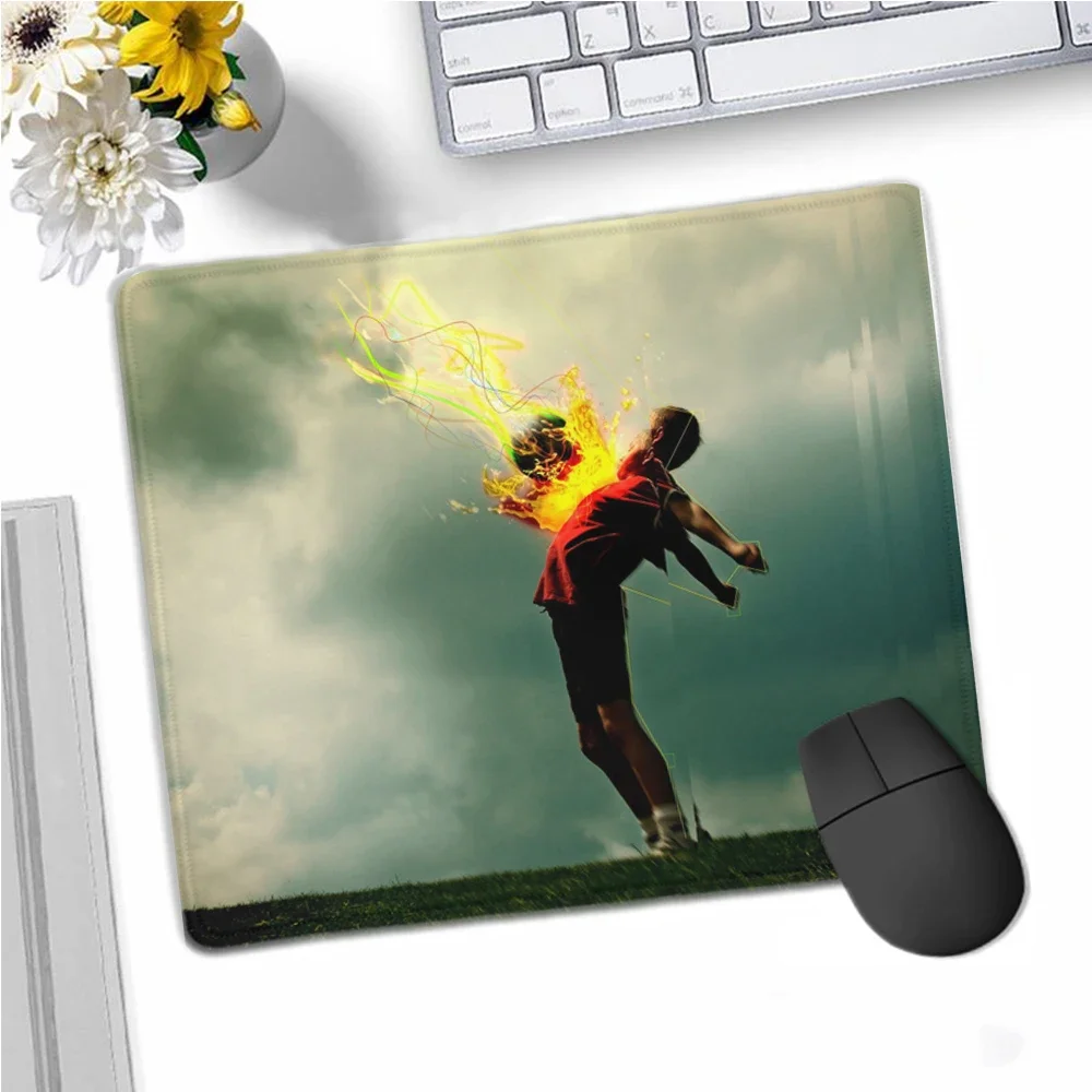 Soccer Football Mouse Pad Gamer Play Desk Mousepad Computer Printing PC Table Anime Carpet Mens Mat Gaming Keyboard