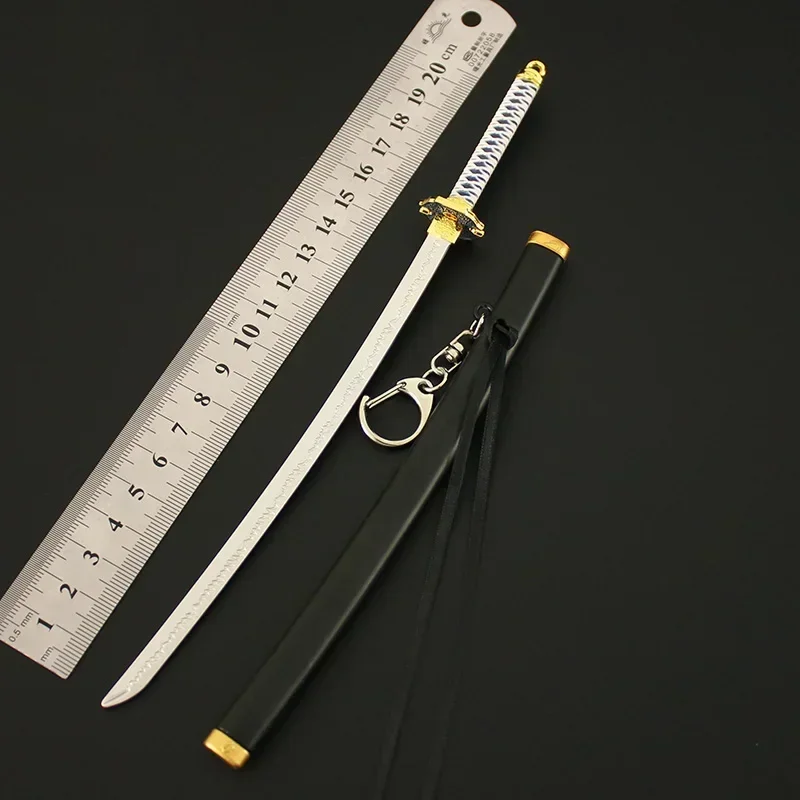 Espada Yamato Dark Slayer de 22cm, corte de juez Iaido, juego periférico de Anime, aleación de Metal Katana, espada samurái, arma, regalos, juguetes para niños