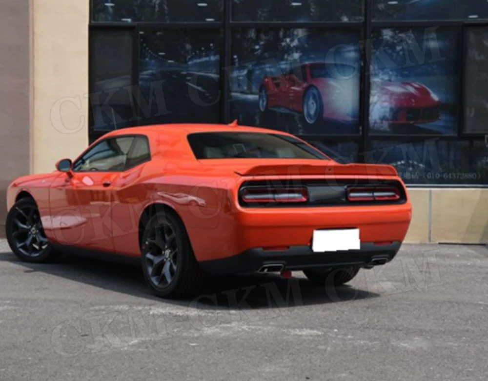 

Материал из углеродного волокна, задний спойлер багажника, подходит для Dodge Challenger SPT, украшение автомобиля 2011-2014, комплекты кузова автомобиля