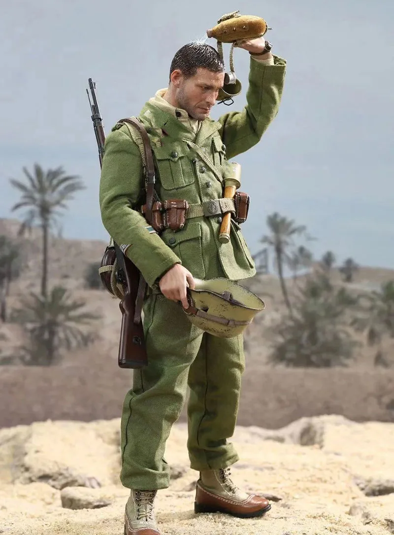 Figura de acción de la serie de guerra militar de infantería del ejército del norte de África, modelo Did D80152 1/6, versión de batalla militar de la serie Wwii, 12 pulgadas