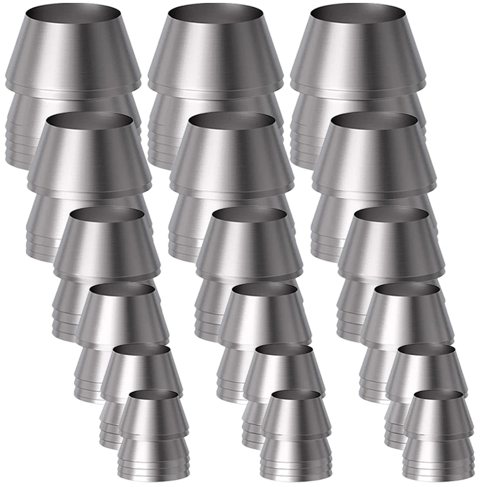 

18pcs Hammer Wedge Tool Axe Handles Metal Replacement Wedges Iron Taper Fuel Tank Grommet Accessories Carpentry Builders Durable