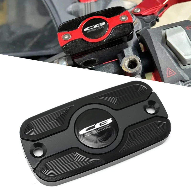 Motorcycle CNC Front Brake Fluid Reservoir Oil Cup Cap Master Cylinder Cover For HONDA CB650R CBR650R CB 650R CB650 R CBR 650R