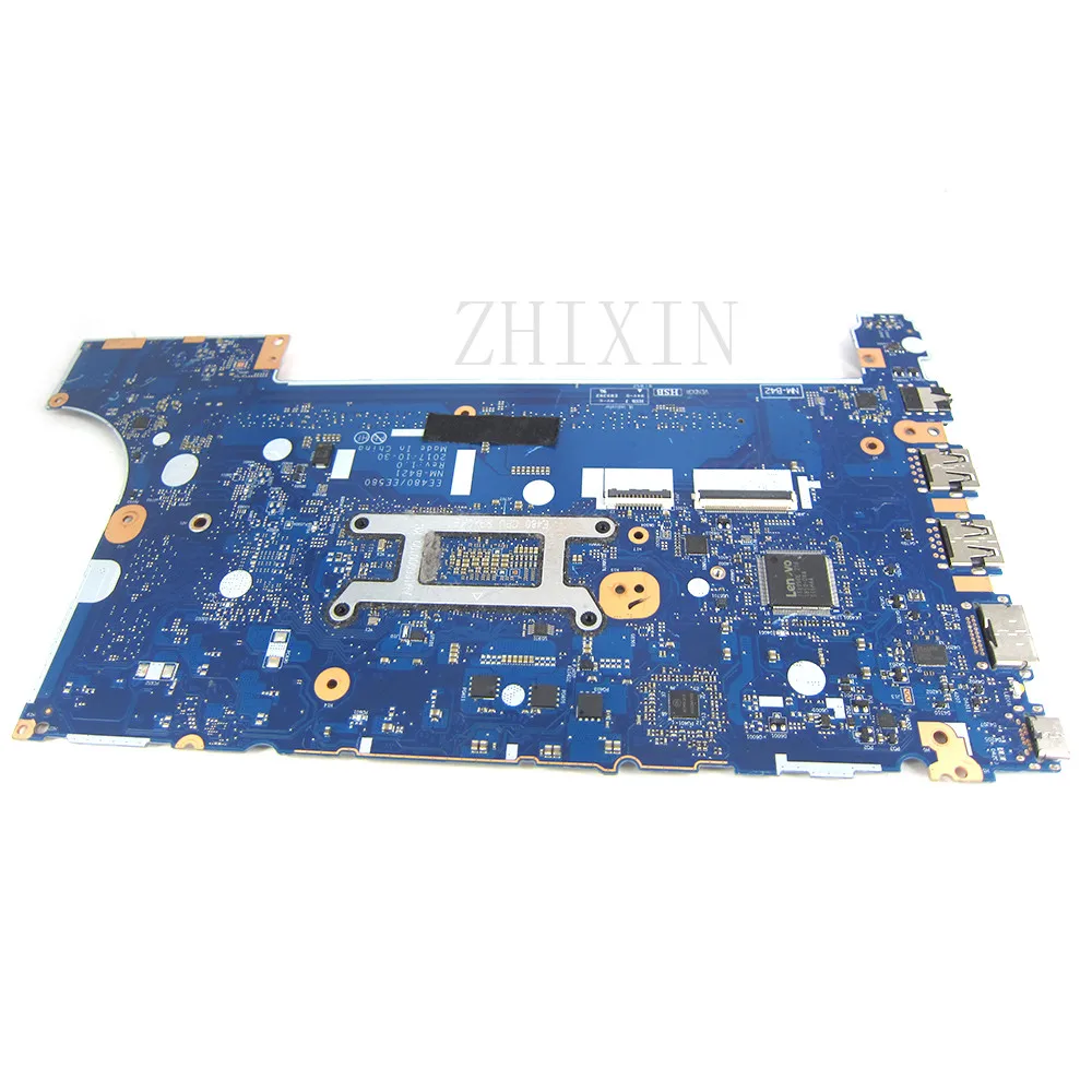 EE480 EE580 NM-B421 For Lenovo ThinkPad E480 E580 Laptop Motherboard with I5-8250U CPU 01LW914 UMA DDR4 mainboard full test