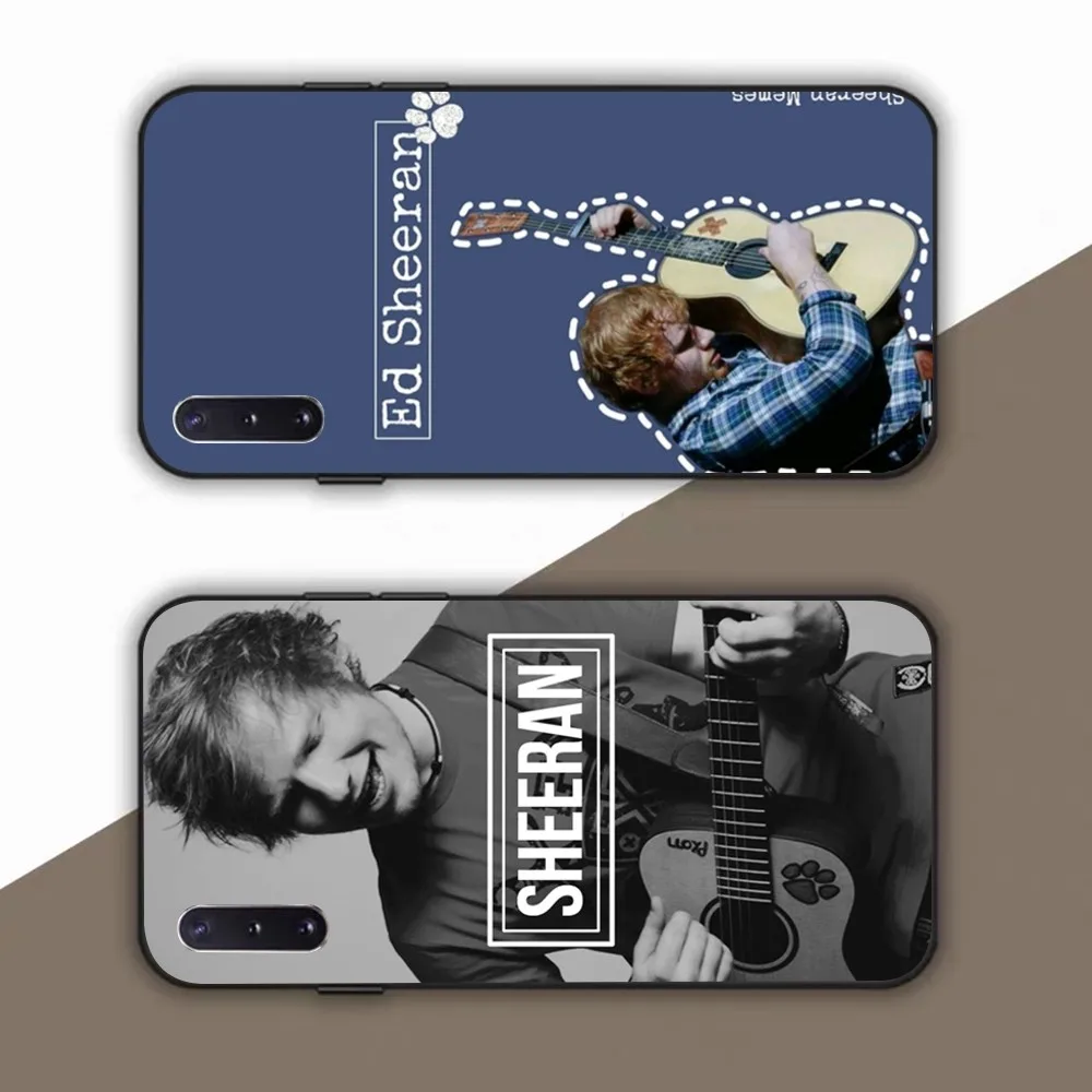 E-Ed Sheeran UK Singer Phone Case For Samsung Note 8 9 10 20 pro plus lite M 10 11 20 30 21 31 51 A 21 22 42 02 03