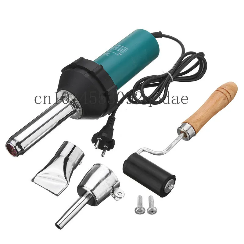 Imagem -02 - Plástico Hot Air Welding Gun Kit Lápis Ponta Bico Ponta Plana Rolo de Pressão Calor Gun Soldador ma 1080w 220v 50hz