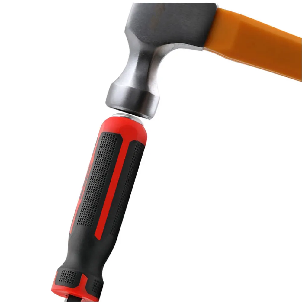 Binoax Heavy Duty Pry Bar Mechanic Hand Tools Thicker Strike Cap Handle for Automotive Demolition Nail Puller Crowbar
