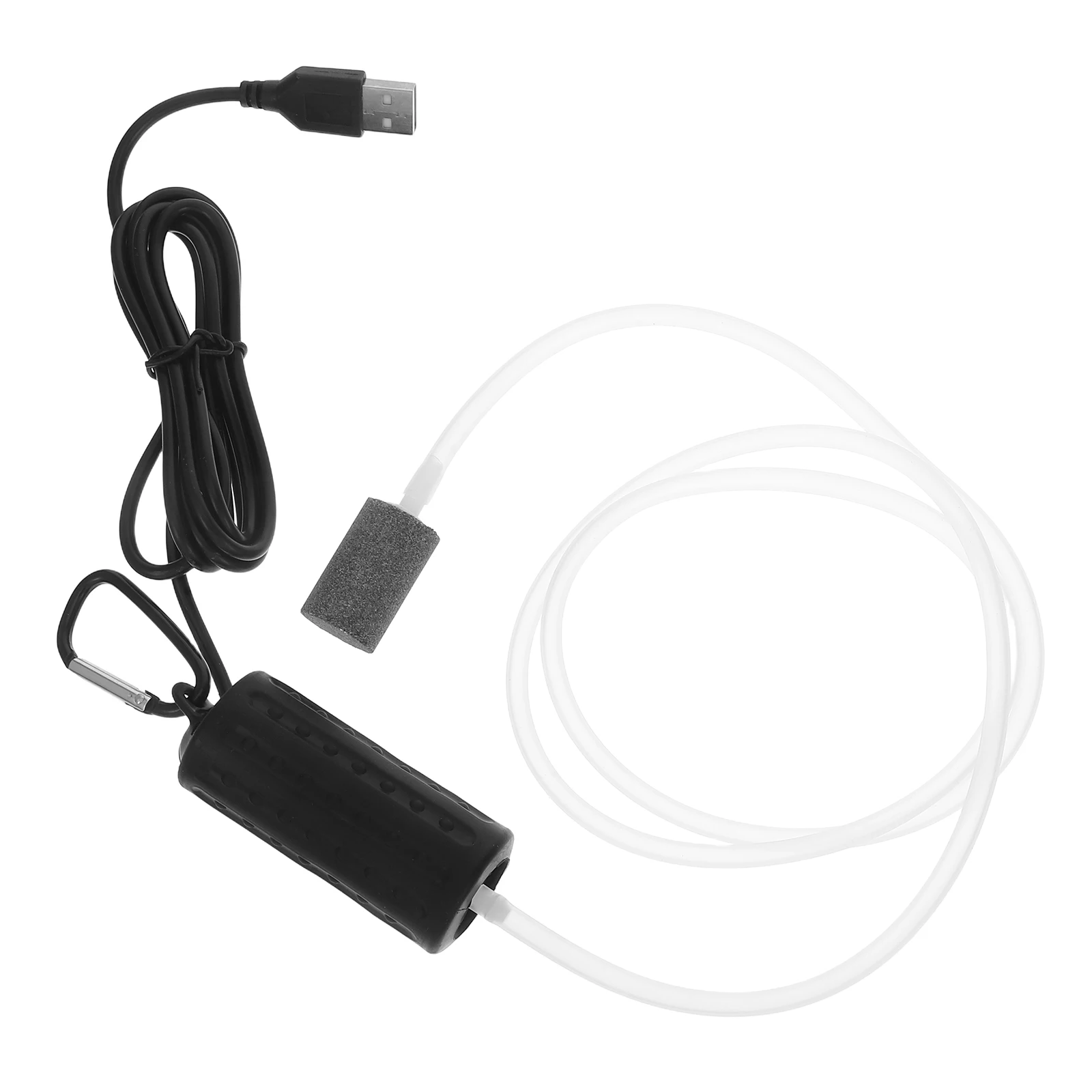 

Low Noise Oil-Free USB Air Pump for Fish Tank Aquarium Oxygen Bubbler Diffuser Compact Quiet Multi-Level Muffler High