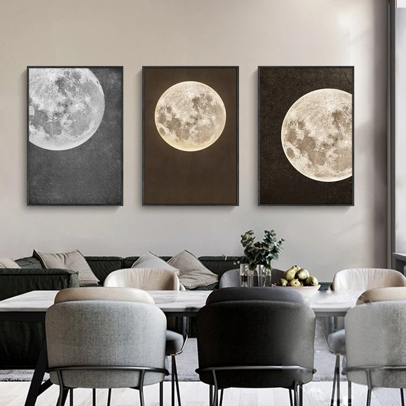 Modern simple living room decorative painting sofa background wall apartment hotel bedroom light luxury canvas painting