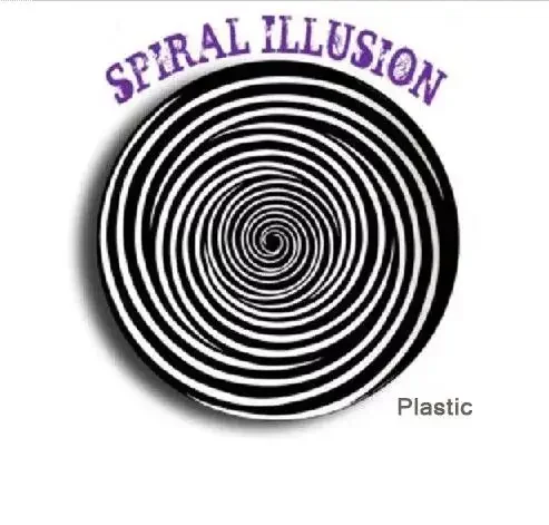 Spiral Illusion (Plastic) Magic Tricks Plastic Disc Close Up Street Stage Appearing Magic Props Mentalism Gimmick Accessories