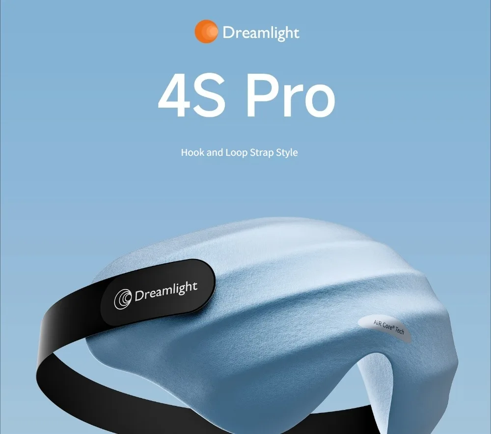 Neue Dreamlight 4S Pro Memory Foam Augenmaske mit Vollschattierung für Entspannung und Schlaf, Lichtblockierend für Besseren Schlaf, Weiche Augenmaske aus Reiner Seide – Detail 1