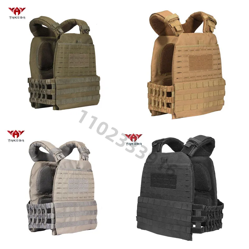 

600D Nylon Plate Carrier Tactical Vest Outdoor Hunting Protective Adjustable MODULAR Vest for Airsoft Combat Accessories