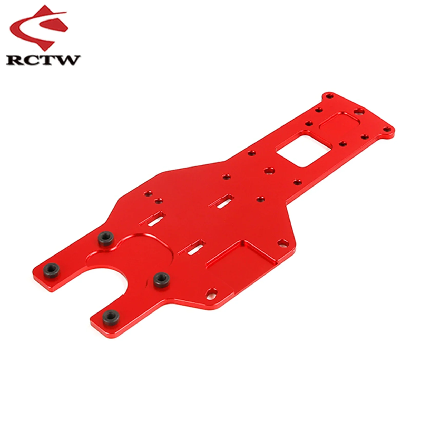 Piastra di protezione posteriore ispessita in metallo CNC per parti di automobili Rc per camion 1/5 Hpi Rovan Km Rofun Baja 5b 5t 5sc