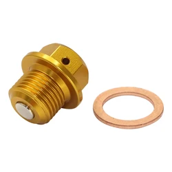 M14 Power Magnetic Oil Drain Plug Bolt Screw with Washer For Suzuki DR-Z125 DR600 650 R/S/SE DR125 DR200 DR400 DR500 DR750 DR800