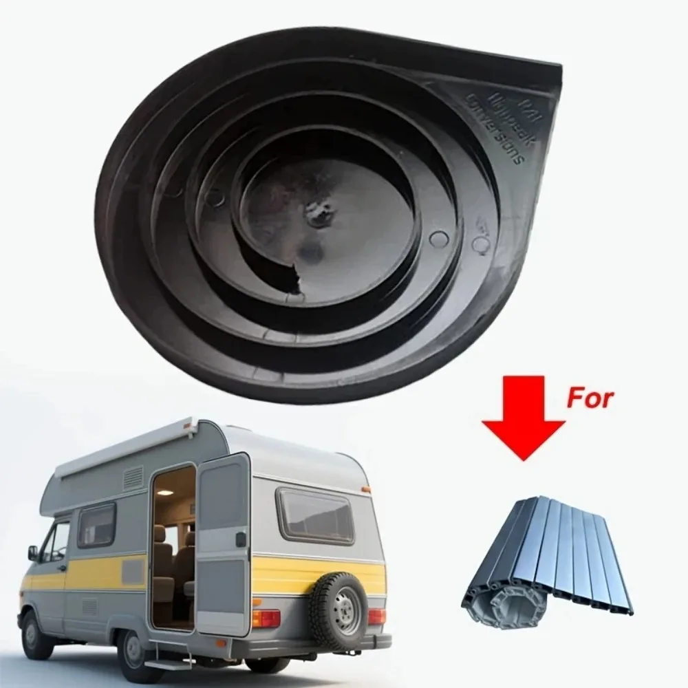 

RV Rolling Shutter Door Rolling Disc For Motorhomes Double Roller Shutter Spiral Drum For Camping Trailers Roller Shutter Base
