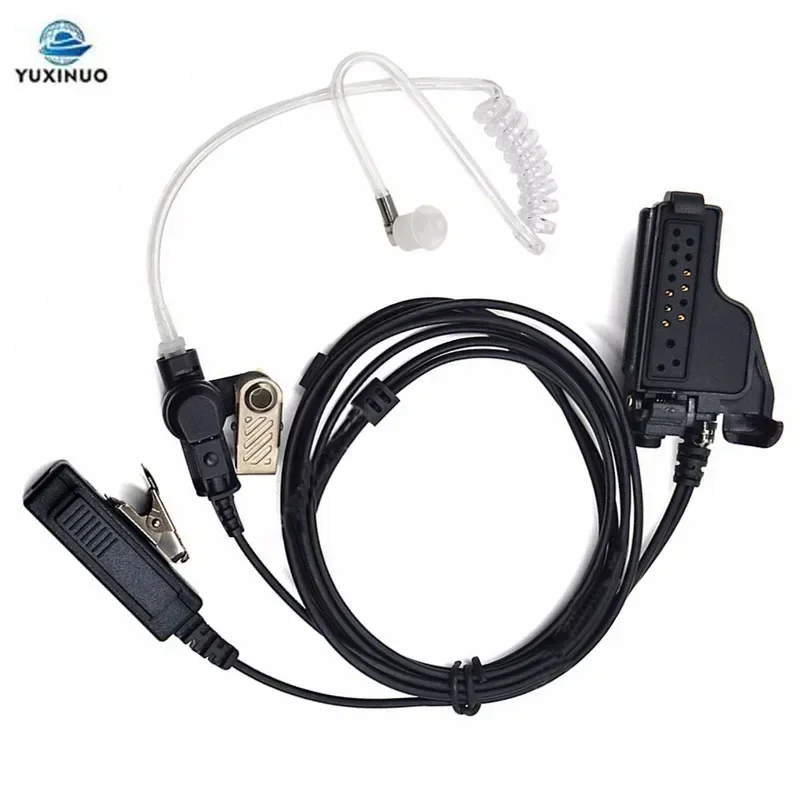 Acoustic Air Tube Headset PTT Mic Earpiece for Motorola Radio HT1000 GP900 GP9000 XTS2500 XTS3000 XTS3500 XTS5000 Walkie Talkie