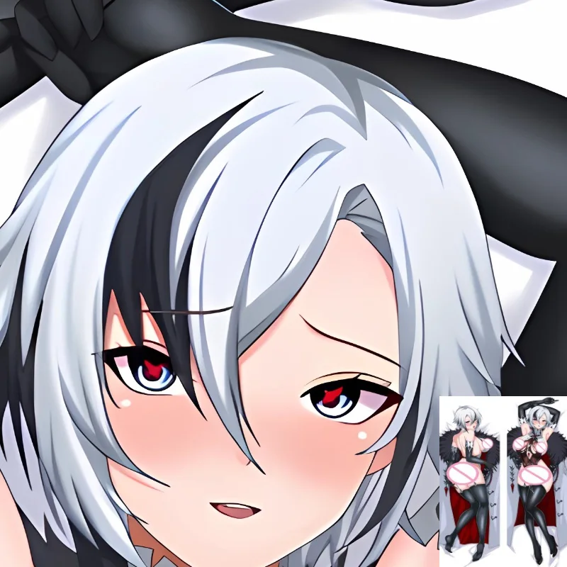 

DIY Customized Dakimakura Anime Arlecchino Pillowcase Double-sided Print Hugging Body Decorative Pillow Cover Case Dropshipping