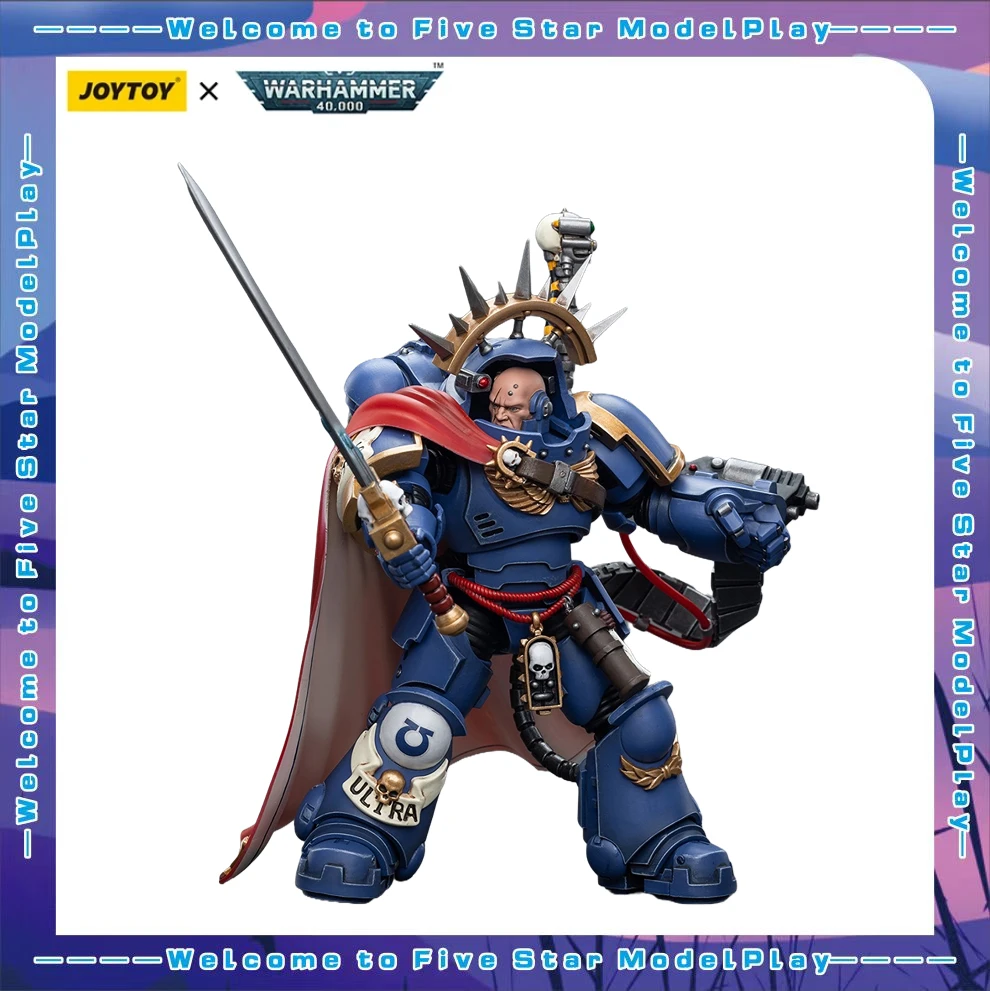 

【FS】JOYTOY Warhammer 40K Ultramarines Chapter Master Marneus Calgar 1/18 Scale Action Figures Model Toys Gifts Collection