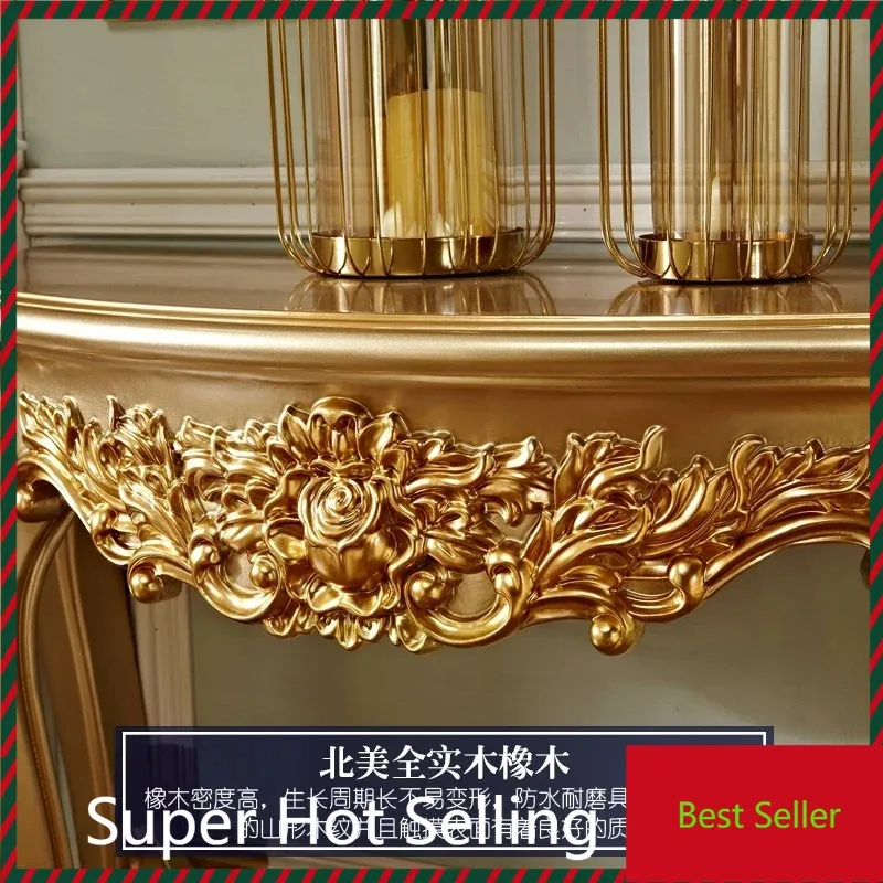 

M71 European-style entrance cabinet table, corridor side cabinet against the wall to partition the living room, decorative cabin