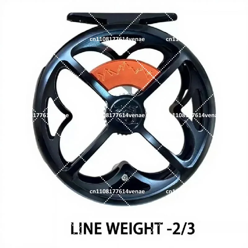 Fly Fishing Reel Full Metal Stream Wheel Burnt Finish Fishing Gear