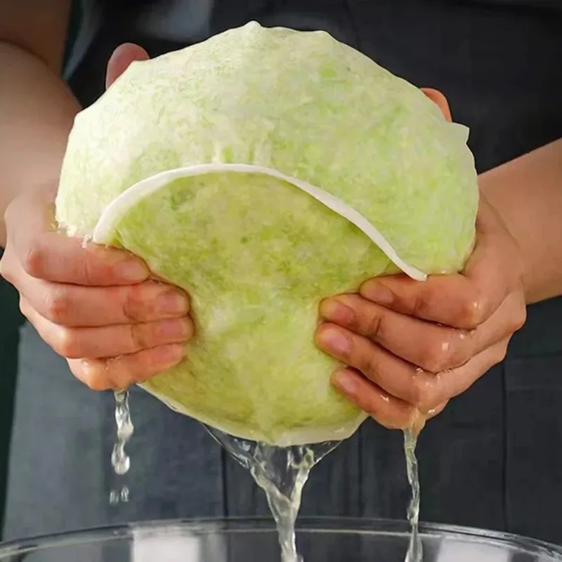1pcs Bowl Shape Drawstring Nylon Filter Bag Reusable Kitchen Food Filter Net Anti-blocking Easy Clean Kitchen Accessories