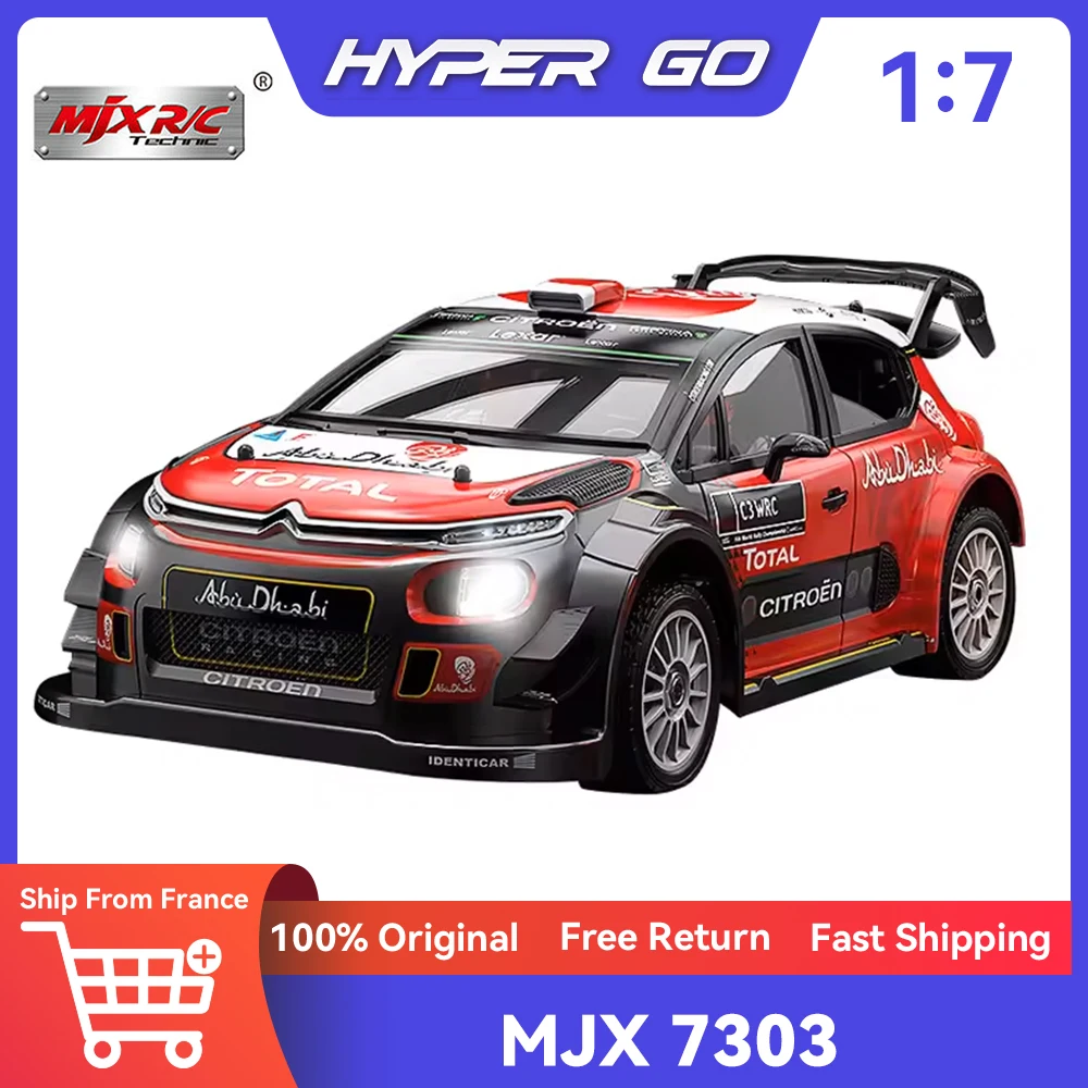 Hyper Go MJX 7303 1/7 RC Auto 4WD 60KM/H Brushless ad alta velocità Off-Road Racing C3 Simulazione Citroen Drift Car Auto da arrampicata