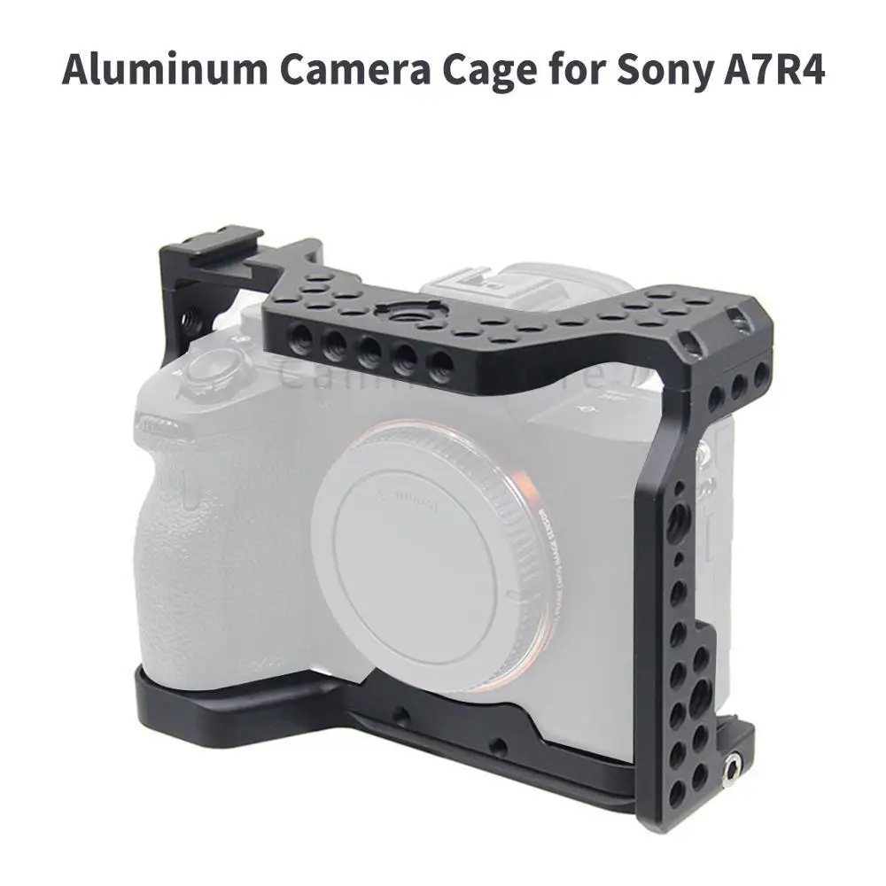 

C-A74 Camera Cage for Sony A7IV Standard Arca-Swiss RRS Quick Release Plate with Top Handle Grip for Sony a7I4 A7R4 A7M4