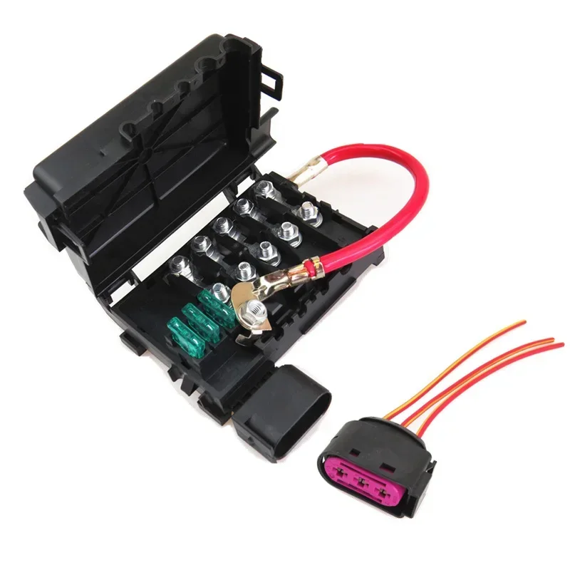 

Car Battery Fuse Box Assembly + Plug Cable Wire For VW Beetle Bora Golf Jetta MK4 Leon Toledo Octavia Seat 1J0937617D 1J0937773