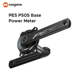 PES P505 Base Magene Power Meter 4 Bolt 110BCD 24mm Cadence Pedal Balance Ant Steel Spindle Crankset Chainring for Shimano Sram