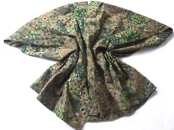 Camouflage REVERSIBLE German DOT 44 Tent cloth Poncho Mlitary Reenactments