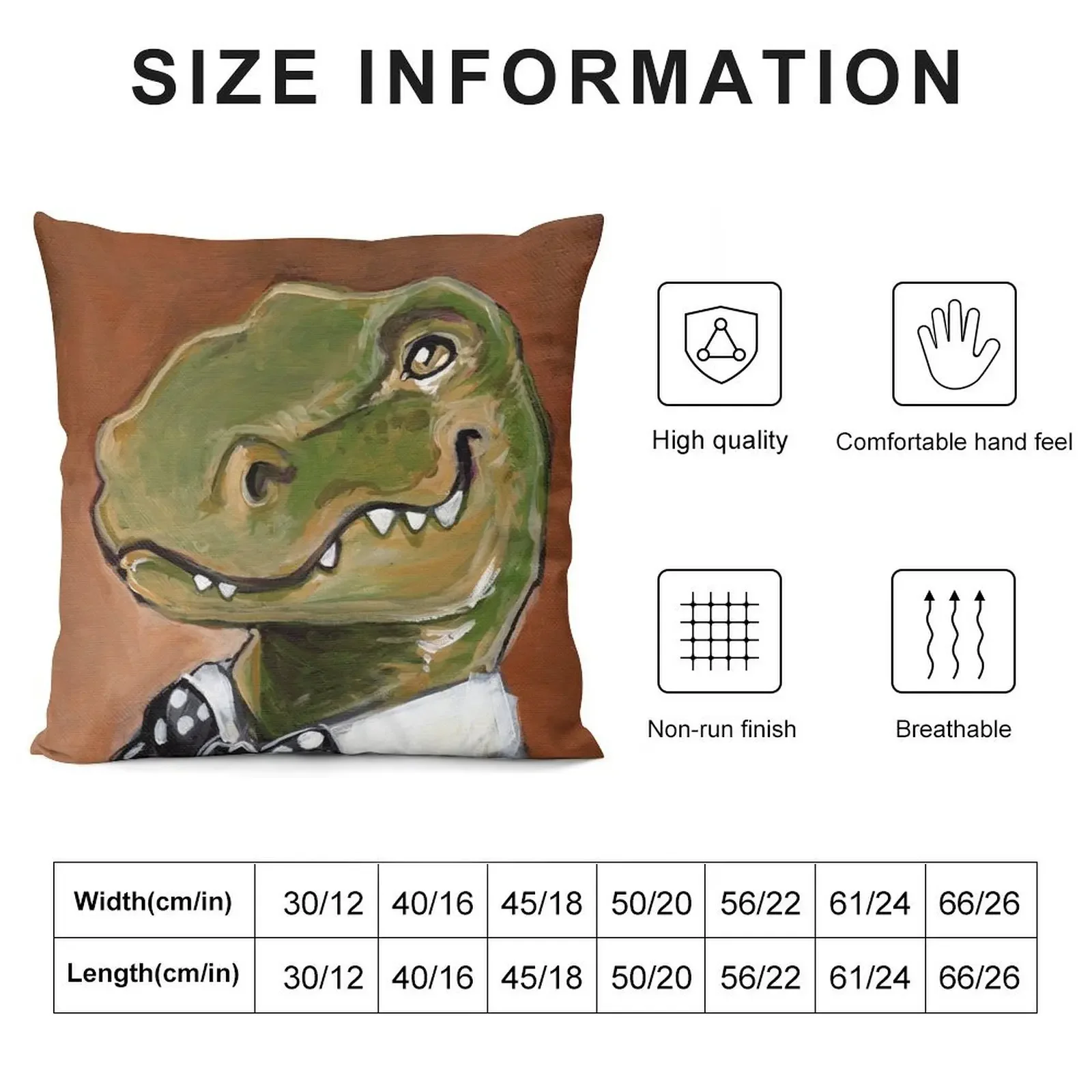 Dapper Trex Throw Pillow christmas pillow case Cases pillowcases supplies