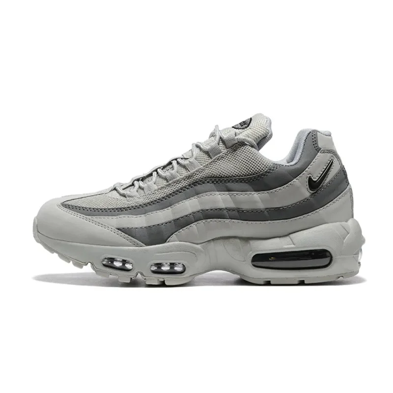

NIKE AIR MAX 95 Men's Running Shoes, Shock Absorption, Classic Style, Fashionable, Comfortable, Breathable Sneakers, Grey