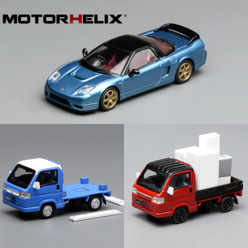 

Motorhelix MH 1:64 NSX-R (NA2) Ice Blue / ACTY Truck Town Spirit Цвет Стиль Пламя Литая под давлением Модель автомобиля