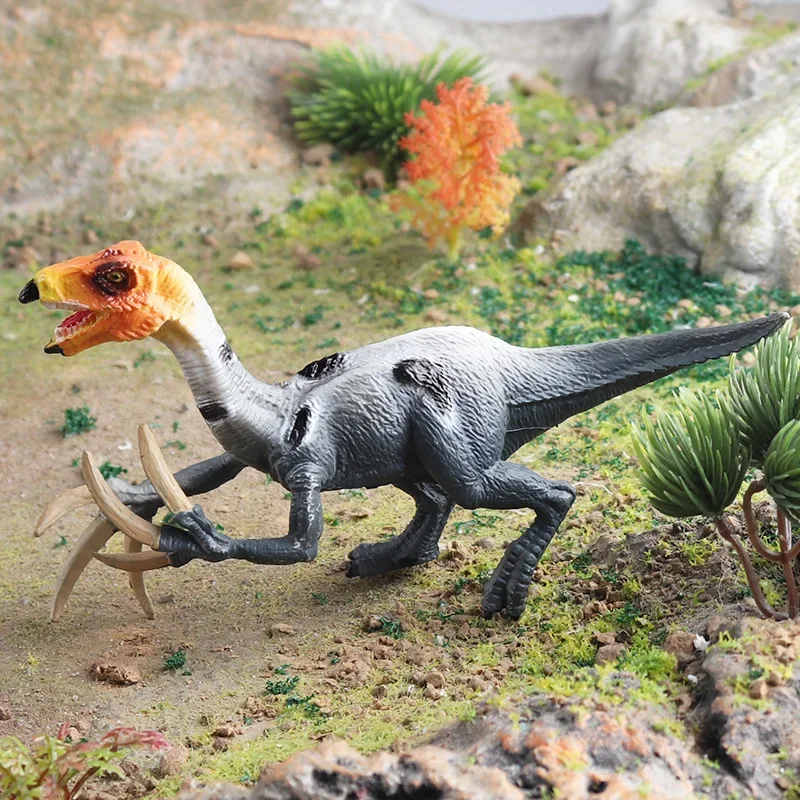 Simulation Animal Classic Prehistoric Savage Therizinosaurus Dinosaur Action Figures Jurassic Dino World Park Model Toy Kid Gift